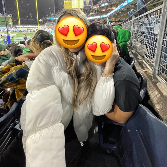 Nordstrom BP > White puffer jacket - Picture 5 of 5